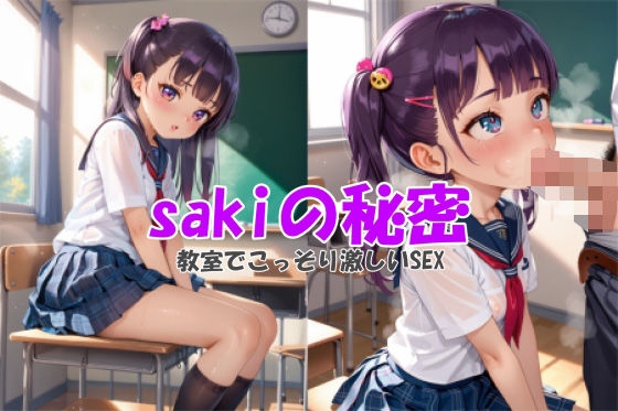 sakiの秘密〜教室でこっそり激しいSEX〜  エロ画像529883