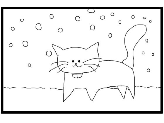 4コマ漫画「冬」  エロ画像577708